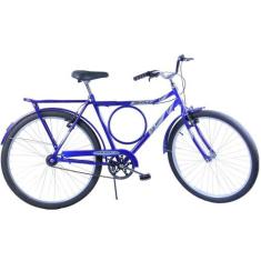 Bicicleta Aro 26 Masculina Barra Circular VB Potenza Azul - Dalannio B