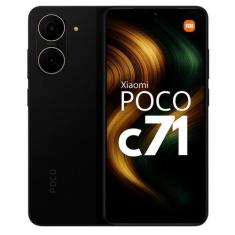 Smartphone Xiaomi POCO C71, 64GB, 3GB RAM, Câmera 50MP, Tela 6,74 pole