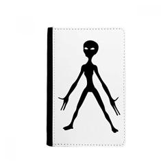 Bolsa de cartão para carteira com porta-passaporte de alienígena monstro alienígena do universo Notecase Burse, Multicolor