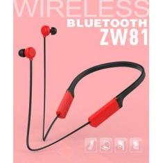 FONE BLUETOOTH VERMELHO ZW-81