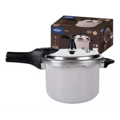 Panela De Pressao Gris 4,2L Brinox com Fundo de Indução Antiaderente 20x14,5cm
