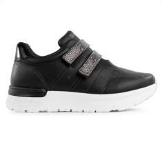 Tênis Ramarim Jogging Feminino, 36, Preto, Prata