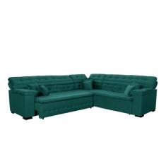 Sofá de Canto Retrátil e Reclinável Magno 2.57x2.37m  - Sofisticato, v