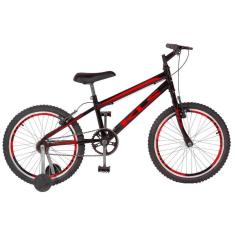 Bicicleta Aro 20 Kls Free Gold V-Brake Mtb Com Roda Lateral-Masculino