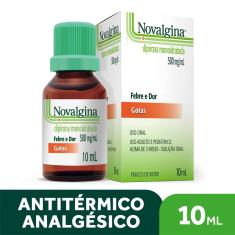 Analgésico e Antitérmico Novalgina em Gotas 10ml 10ml Solução Oral - Gotas