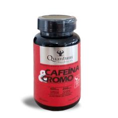 CAFEÍNA & CROMO 60 CÁPSULAS 400mg Cafeina e 200mg Cromo Quantum Supplements 