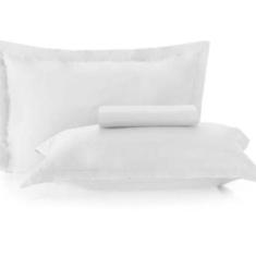 Jogo De Cama Solteiro 03 Peças Toque Acetinado Branco