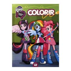 Livro de colorir my little pony vale das letras