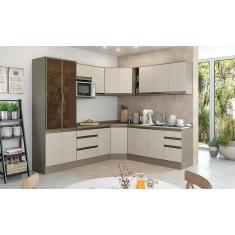 Cozinha Modulada Conect com 19 Peças Duna/Cristal - Henn