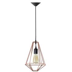 Pendente Aramado Modelo L - Cobre