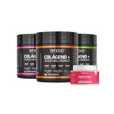 Renova Be Colágeno + Ácido Hialurônico Loja Oficial 3 Unid, 1 Tangerin