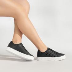 Tênis Branco Feminino Casual Sapatenis Social Academia Treino Malhar B