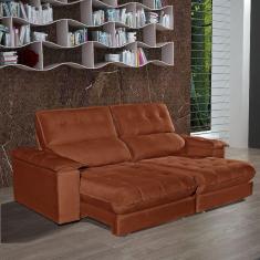 Sofá 5 Lugares 2,90m Retrátil e Reclinável Girona Bom Pastor
