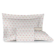 Jogo de Cama King Size Algodão 300 Fios 4 Pçs Estampa Estilo - Nova Am