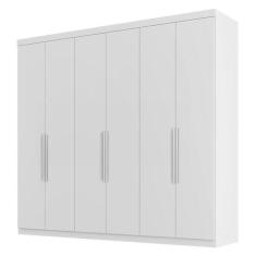 Guarda Roupa Casal Evidence Plus Branco  Zanzini - Zanzini Móveis