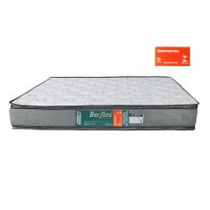 Colchão Espuma Titan Diamond Pillow Queen D80 158x198x26cm Branco Cinza Becflex