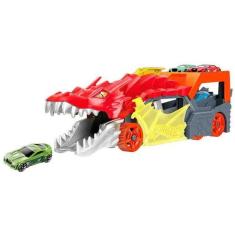 Pista Hot Wheels City Reboque de Dragão Mattel, Colorido, Reboque de D