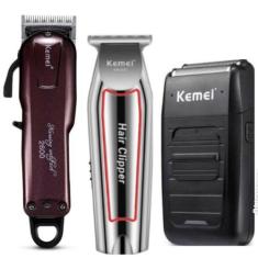 Kemei Profissional Corte Cabelo Acabamento Barba Shaver