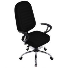 Cadeira para Escritório Presidente Gomada Linha Blenda Preto