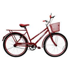Bicicleta Feminina ARO 26 Genova - 310122 Vermelho