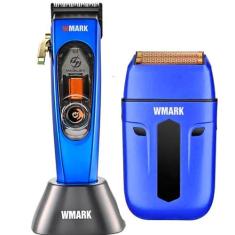 Kit 2 Maquina Ng 9004 Corte Ng 984A Shaver Wmark Azul