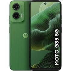 Smartphone Motorola Moto G35 5G 128GB Tela 6.7" 1.000NITS 12GB RAM Boost Câmera 50MP Selfie 16MP - Verde