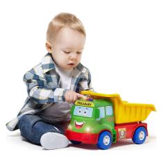 Caminhão Caçamba com Luzes e Som - Trucababy - TaTeTi 