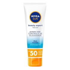 Protetor Solar Nivea Sun Facial Beauty Expert Pele Oleosa Fps50 50ml