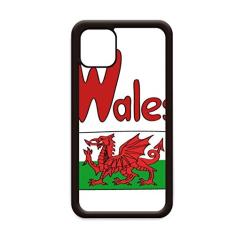 Capa com bandeira nacional do País de Gales padrão verde vermelho para iPhone 12 Pro Max para Apple Mini Mobile Case Shell