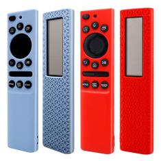 [Pacote com 2] Capa de silicone ZEVGOV para Samsung Smart Solar Cell Controle Remoto Série BN59 Capa protetora para crianças, à prova de choque