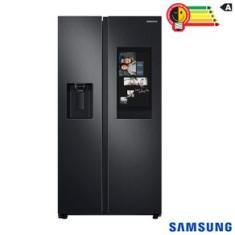 Refrigerador Side by Side Family Samsung de 02 Portas Frost Free, 585 Litros, Painel Eletrônico, Inox e Preto - RS5