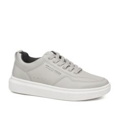 Tênis Casual Pegada Infantil em Microfibra White 372101-02-Masculino