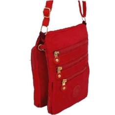 Bolsa Feminina Trnsversal TY783 - ELLO, Vermelho
