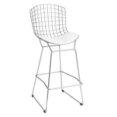 Banqueta Bertoia Branca - Criativa