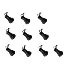 Kit 10 Spot Trilho Perfilado Eletro calha Par20 Bulbo OL3