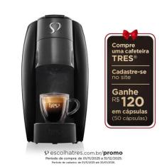 Cafeteira Expresso Tres Corações LOV Preto, Preto, 220V