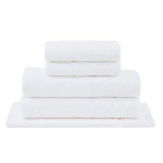 Buddemeyer Jogo de Toalhas Lovely Banho Branco 5 peças