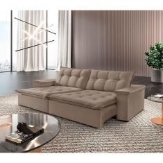 Sofá Estilo Veludo 2 Módulos De 80cm B25cm Meu Sofá Online B002 Veludo Capuccino