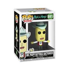 Funko Pop Mr. Poopy Butthole Auctioneer Rick and Morty 691, Multicolorido