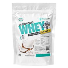 Whey Protein Concentrado (WPC) - WiseHealth, 900g, Sorvete de coco