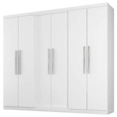Guarda Roupa Casal Prime 6000 Branco – Araplac