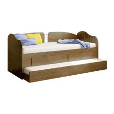 Sofá Cama Solteiro Ditália Cama Auxiliar 2 Gavetas Cm-08 Diamond