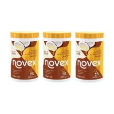 Creme De Tratamento Novex 400G Oleo De Coco - Kit Com 3Un
