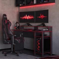 Mesa Gamer Escrivaninha Em Mdp 2334 Vulcano