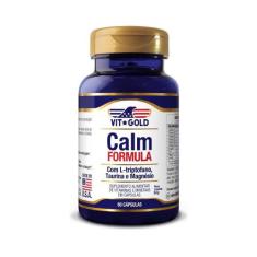 Calm Formula com Taurina, L-triptofano Vitgold 60 cápsulas 