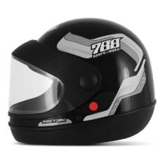 Capacete Moto Pro Tork Semiautomático Preto E Branco 788 60 - PROTORK