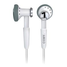 Fone de ouvido intra-auricular com suporte para pescoço e conector estéreo de 2,5mm Branca