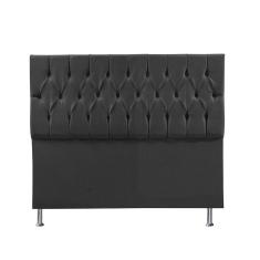 Cabeceira Casal 1,95m Madrid Suede Cinza Dal Poz Estofados