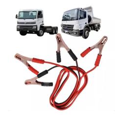 Cabo De Carga Bateria Chupeta Caminhão Carro 3,5m 600a - Eda