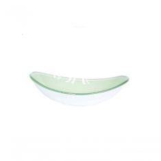 Cuba de Vidro Oval 55cm Branca